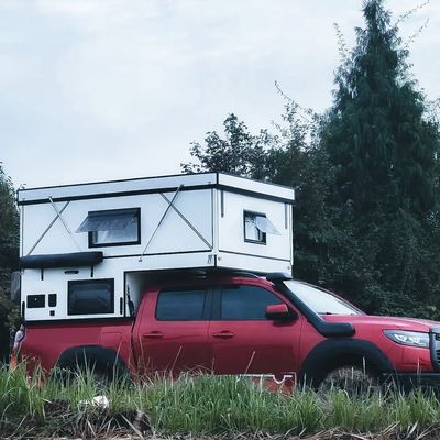 トヨタ トラック キャンピングカー シャワー付き シャワー付き シャワー付き FRP 4X4 キンドル ロングボックス ピックアップ ボディ メイド