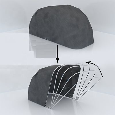 オーダーメイド ロゴ OEM オート モバイル ガレージ S/M/L/XL用のアンティエクスポージャン垂直折りたたみのドア